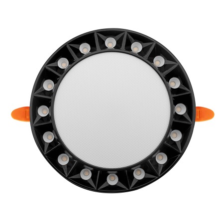 LED Einbaustrahler HARLEY-16 16W CCT-Einstellbar(3000K, 6500K) Schwarz