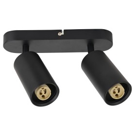 LED Aufbaustrahler JOKER-2 2xGU10 360° drehbar, 90° verstellbar Schwarz