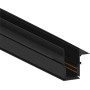 2m Einbau-Magnetschiene für magnetische Schienenlichtsysteme MAGNET-R2 Schwarz