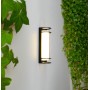 LED Garten-Wandleuchte LUXIA 30W 4200K Schwarz IP54
