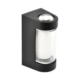 LED Garten Wandleuchte VECTOR-6 6W 4200K Schwarz IP54 LED Garten Wandleuchte VECTOR-6 6W 4200K Schwarz IP54