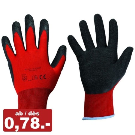 120paar Arbeitshandschuhe, Naturlatex getauchter Textilhandschuh