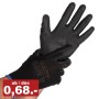 120paar Mechanikerhandschuhe Arbeitshandschuhe, Naturlatex getauchter Textilhandschuh