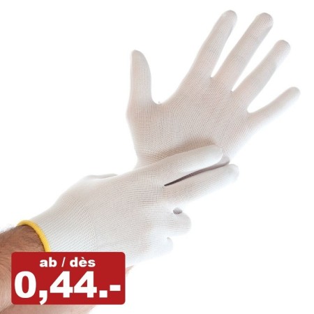 120paar Feinstrickhandschuhe Ultra Flex | Nylon-Feinstrick, mit Strickbund