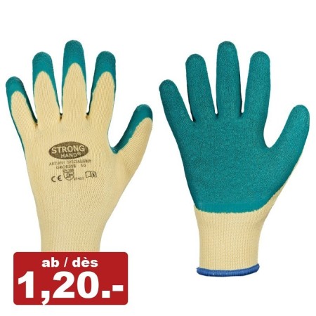 120 paar Arbeitshandschuhe Special Grip Bau & Gartenhandschuhe