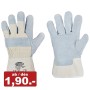 120 paar Rindspaltleder-Handschuhe Stronghand Gr. 10.5