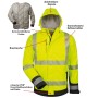 Elysee MELVIN Winter Warnschutz-jacke 2in1 Warngelb