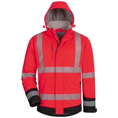 Elysee KALEB Winter Warnschutz-jacke 2in1 Warnrot