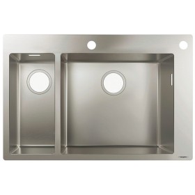 hansgrohe S712-F655 Einbauspüle 180/450 mit 2 Becken, ohne Abtropffläche hansgrohe S712-F655 Einbauspüle 180/450 mit 2 Becken, ohne Abtropffläche