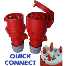 Quick-Connect CEE 32A STECKER & KUPPLUNG SET Quick-Connect CEE 32A STECKER & KUPPLUNG SET