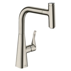 hansgrohe Metris Select M71 Einhebel-Küchenmischer 240, Ausziehauslauf, 1jet