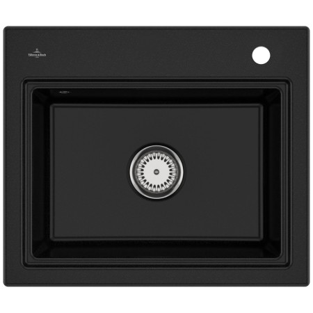 Villeroy & Boch Subway Style 60 S Einbauspüle, Ablaufgarnitur mit Handbetätigung, inkl. Abtropfgitter