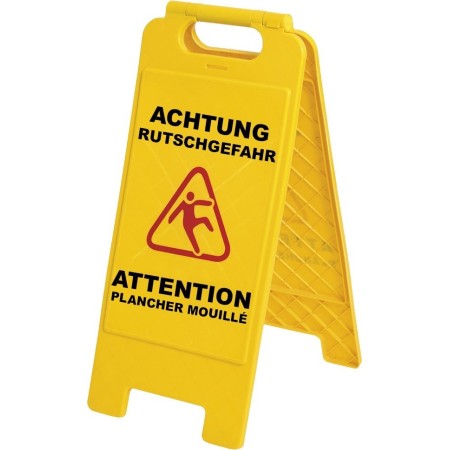 Warnschild Achtung Rutschgefahr