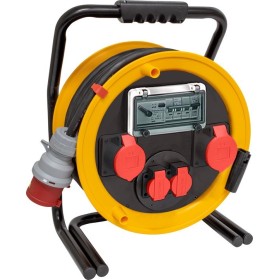 Brobusta CEE Kabeltrommel 380 für Ausseneinsatz, CH Stecksystem IP55, 2x T25 Steckdosen, 2x CEE Steckdose Brobusta CEE Kabeltrommel 380 für Ausseneinsatz, CH Stecksystem IP55, 2x T25 Steckdosen, 2x CEE Steckdose