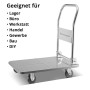 Universal-Plattformwagen klappbar mit 150 kg Tragkraft, rutschhemmender Ladefläche