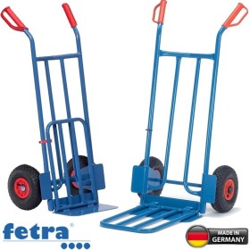 Fetra Paketkarre mit grosser Stahlrohr-Klappschaufel, Höhe 1150 mm, 250 kg Tragkraft Fetra Paketkarre mit grosser Stahlrohr-Klappschaufel, Höhe 1150 mm, 250 kg Tragkraft