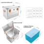 Transportkisten Alubox Aufbewahrungsbox - Stauraum abschliessbar - Stapelbar