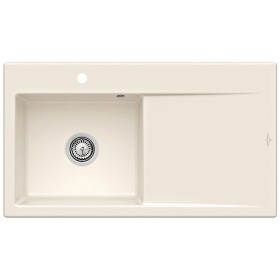 Villeroy & Boch Subway Style 50 Einbauspüle, Ablaufgarnitur mit Handbetätigung, Becken links