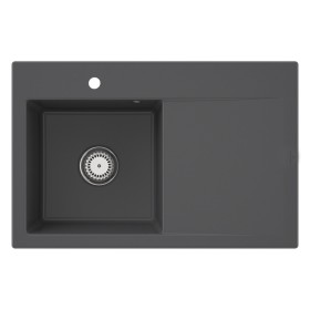 Villeroy & Boch Subway Style 45 Einbauspüle, Ablaufgarnitur mit Excenterbetätigung, Becken links