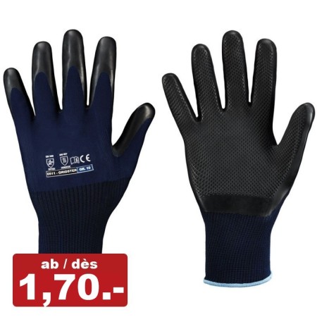 60paar Hitzeschutz-Arbeitshandschuhe, Latex, geprägt mit Waffelmuster