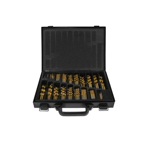 170-teiliges HSS-Bohrerset mit Titanbeschichtung