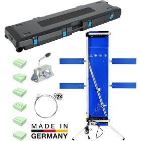 Profi Styropor-Schneidegerät Set – Thermosäge mit Ständer, Transportkoffer & Gerüsthalterung