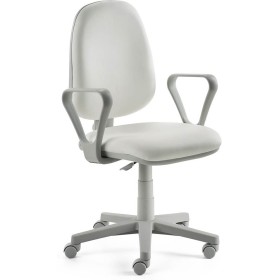 Mayer Bürostuhl myALPHA Kunstleder weiss, Gestell grau