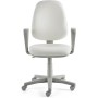 Mayer Bürostuhl myALPHA Kunstleder weiss, Gestell grau