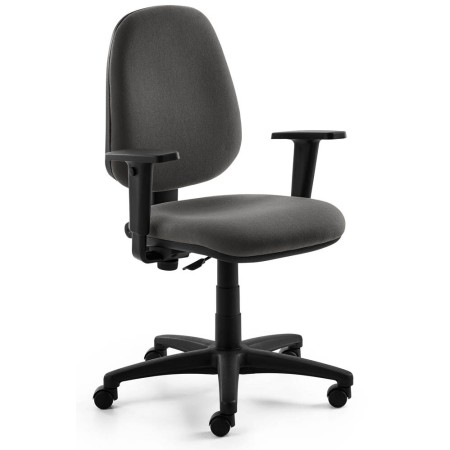 Mayer Bürostuhl myALPHA Stoff anthrazit, Gestell schwarz