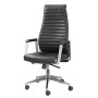 Mayer Chefsessel myDELUXE, 2491 Leder schwarz, Gestell alu