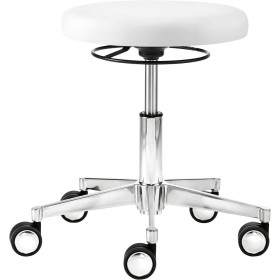 Mayer Arbeitshocker myXPERT - Maxi Tellersitz 1296 30 582 weiss Kunstleder