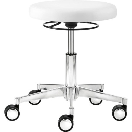 Mayer Arbeitshocker myXPERT - Maxi Tellersitz 1296 30 582 weiss Kunstleder