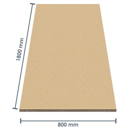 Holzboden für Lagerregal 800mm tief / 1800mm breit / 25 mm stark