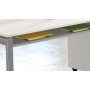 Architekt höhenverstellbarer Schreibtisch rechteckig, Kufen-Gestell 180x80cm