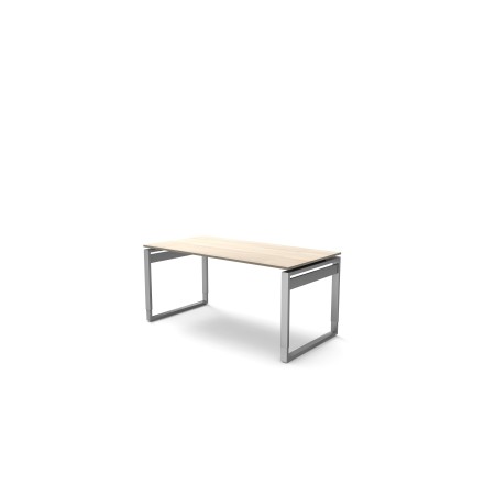 StageOne höhenverstellbarer Schreibtisch rechteckig, Bügelgestell 160x80cm