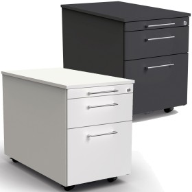 Lago Rollcontainer 3 Schubladen 42 x 80 x 54 cm