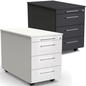 Lago Rollcontainer 4 Schubladen 42 x 80 x 54 cm