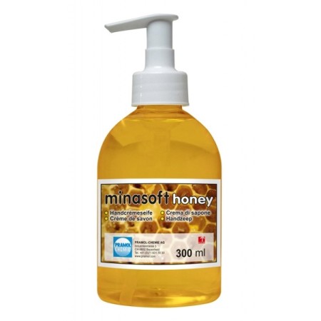 Handcrèmeseife Minasoft Honey 6 Flaschen
