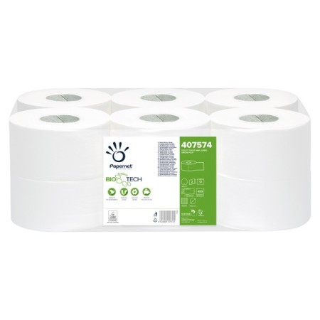 BioTech Toilettenpapier Mini Jumbo 12 Rollen
