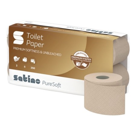 Satino PureSoft Toilettenpapier Kleinrollen - MT1 System 64 Rollen
