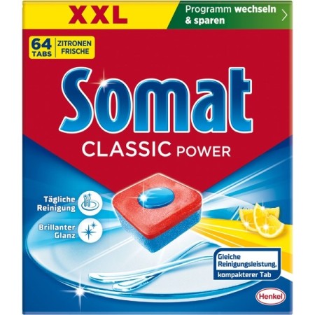 Somat Classic XXL Power Geschirrwaschtabs 448 Stück 
(7 x 64)
