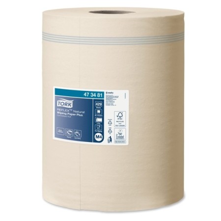 Tork Reflex starke Papierwischtücher Natur Midi – M4 System 6 Rollen