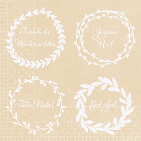 Mank Serviette Tissue 1800 Stück 
(12 x 150)