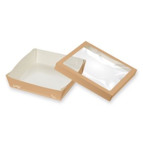 Foodbox quadratisch mit Deckel 200 Stück 
(8 x 25)