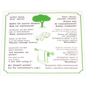 Hinweis «Der Umwelt zuliebe» 20 Stück