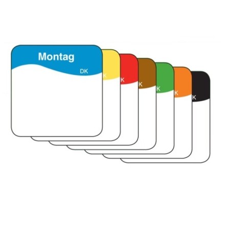 Etikettenrolle mit 500 Etiketten 1 Rolle