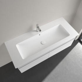 Villeroy & Boch Venticello Schrankwaschtisch 120 x 50 cm, mit 1 Hahnloch und Überlauf