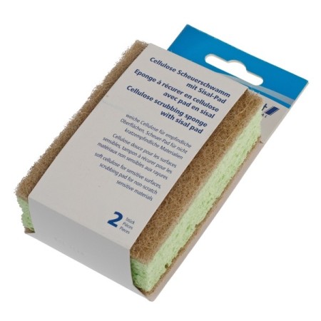 Ebnat Cellulose Scheuerschwamm mit Sisal- Pad 24 Stück 
(12 x 2)