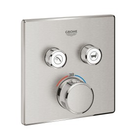 GROHE Grohtherm SmartControl Thermostat Fertigmontageset mit 2 Absperrventilen, eckige Ausführung GROHE Grohtherm SmartControl Thermostat Fertigmontageset mit 2 Absperrventilen, eckige Ausführung