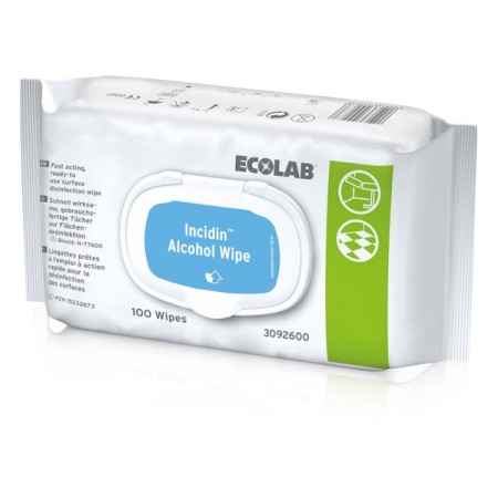 Incidin Alcohol Wipe Flächendesinfektionstücher 600 Stück 
(6 x 100)